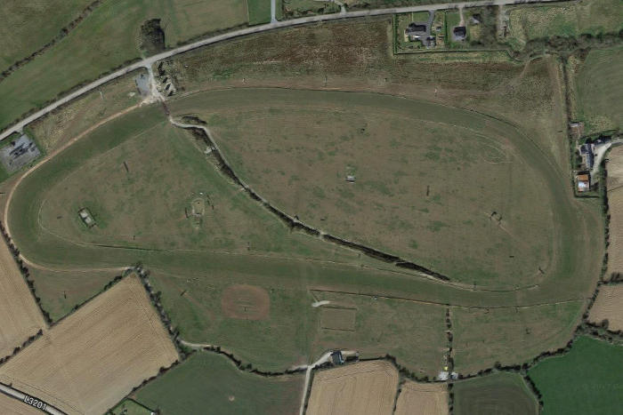 Aerial view of Kinsale Point to Point course